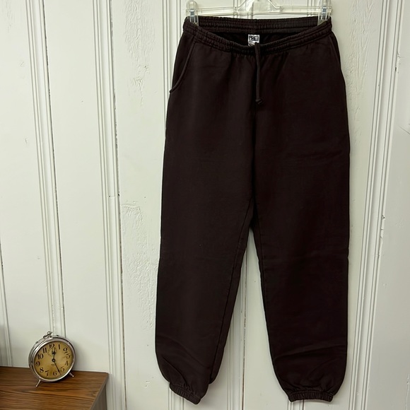 Los Angeles Apparel 14oz heavy fleece sweatpant chocolate - Picture 7 of 11